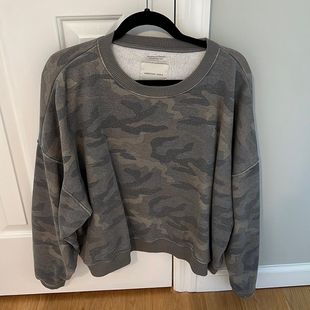 Camo American Eagle Sweatshirt
